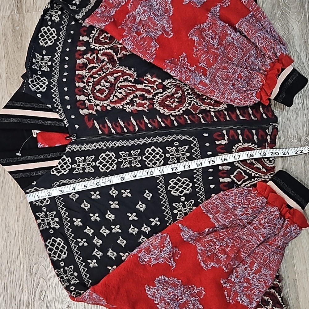 Free people crop textured zip up jacket XS - Picture 12 of 12